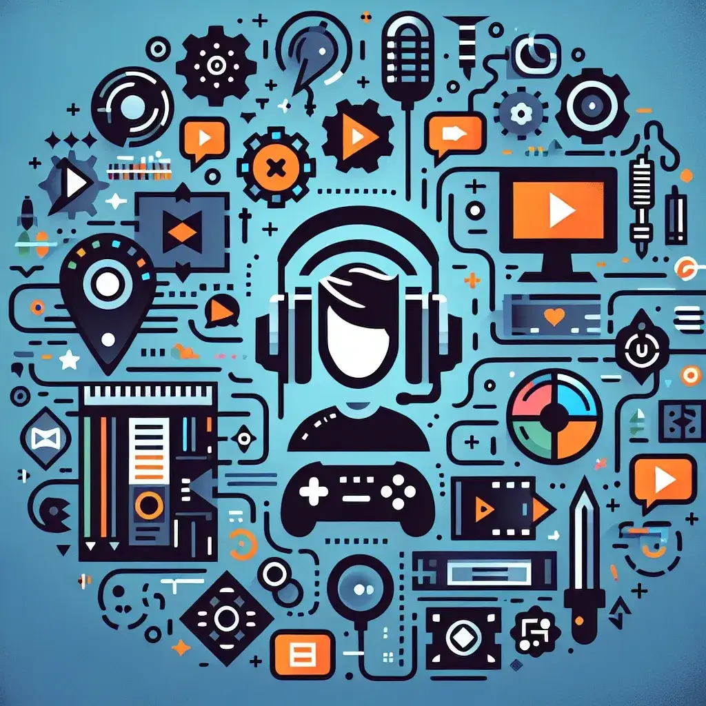 "Softwares de edição de vídeo para gamers e streamers: tela do software mostrando ferramentas de edição para criar conteúdos dinâmicos e envolventes."